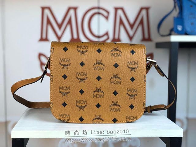 MCM女包 原單 6230 Patricia郵差單肩包 MCM經典圖案 MCM斜挎女包  mdmc1366
